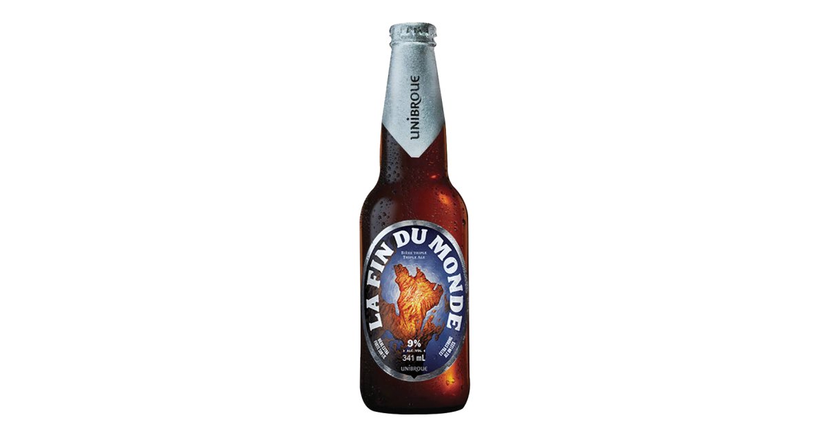 Bière La fin du monde - Microbrasserie Unibroue - Bière québécoise
