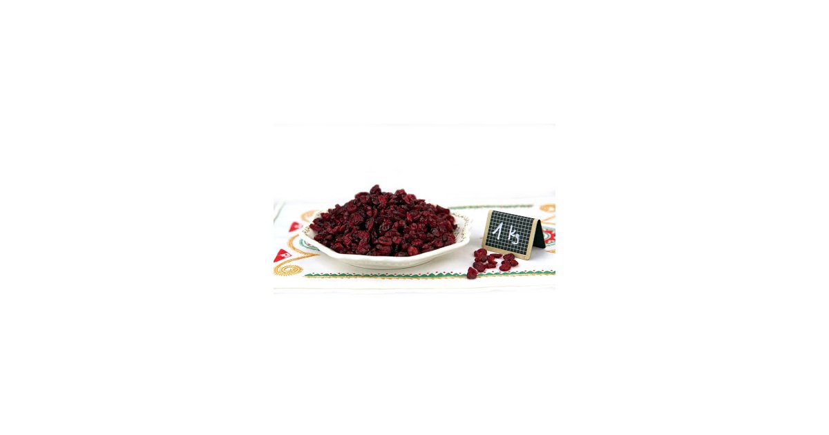 Cranberries ou canneberges séchées bio du Canada