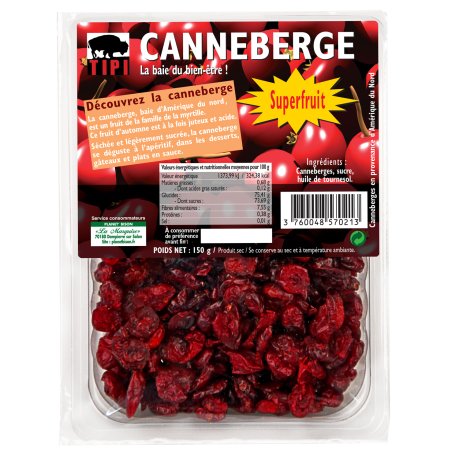 Baie de canneberge / Cranberry séchée - 150g