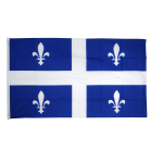 Drapeau en tissu Québec 90 x 150 cm