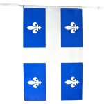 Banderole alternée drapeau Canada/Québec 10 m