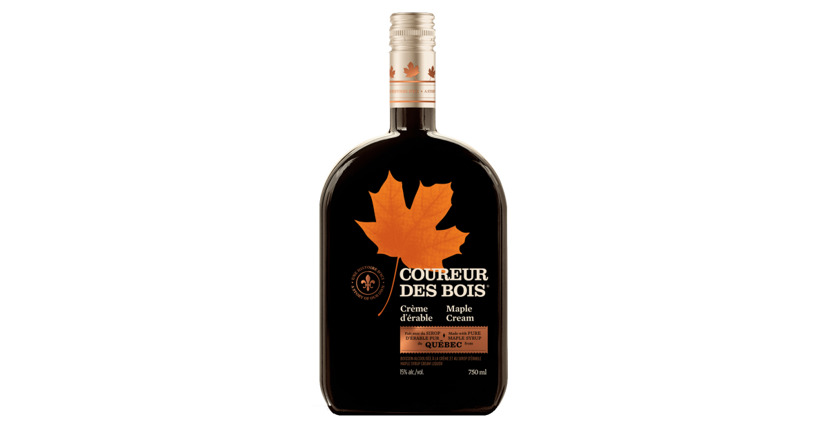 Lot de 3 liqueurs de whisky canadien au sirop d'érable - Coureur des bois -  PLANET'BISON