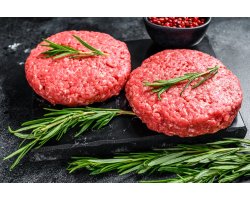 Steak haché 100% bison surgelé - Façon bouchère