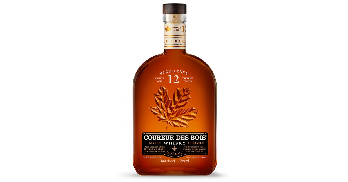 Whisky Coureur des Bois Excellence 12 ans d'âge - Au sirop d'érable