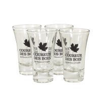 Coffret cadeau Coureur des Bois Original + 4 verres à shooter