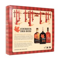 Coffret cadeau Coureur des Bois Original + 4 verres à shooter
