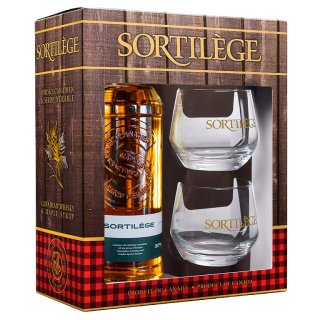 Coffret cadeau Sortilège Original + 2 verres gravés