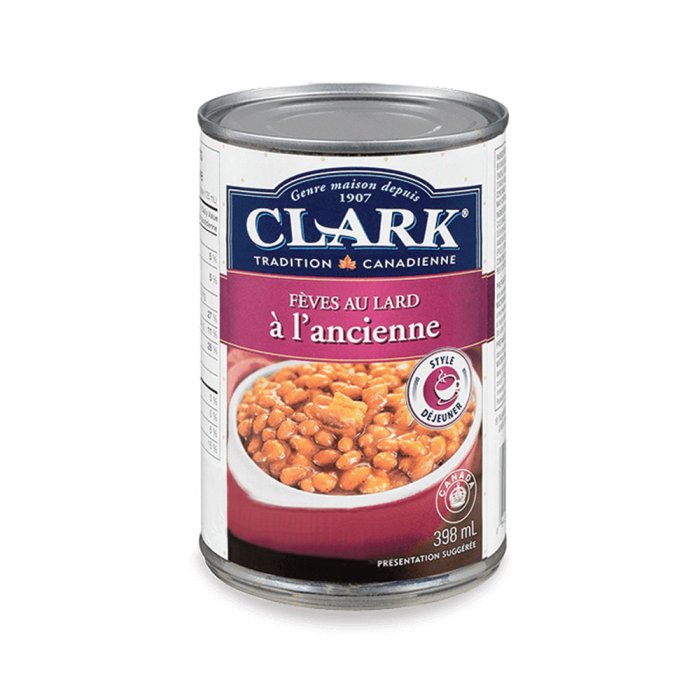 Fèves au lard à l'ancienne Clark