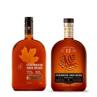 Assortiment 4 whiskies et crèmes Coureur des Bois
