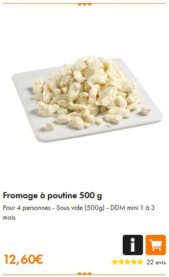 Fromage à poutine